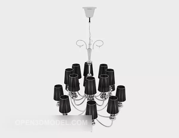Modern Style Home Craft Chandelier 3d model Modern Style Home Craft Chandelier 3d model