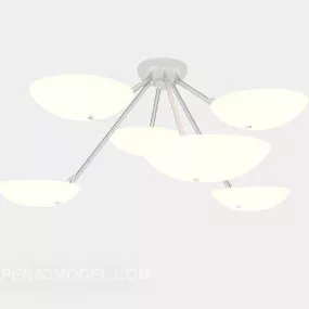 Modern Style Minimalist Craft Chandelier Design 3d model