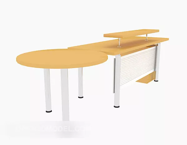 Modern Style Minimalist Desk 3d model Modern Style Minimalist Desk 3d model