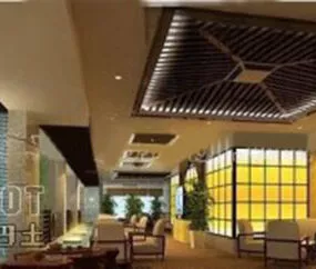 Modern Style Food Restaurant 3d model