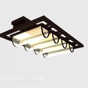Modern-style Restaurant Chandelier 3d model
