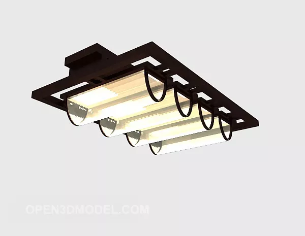 Modern-style Restaurant Chandelier 3d model Modern-style Restaurant Chandelier 3d model
