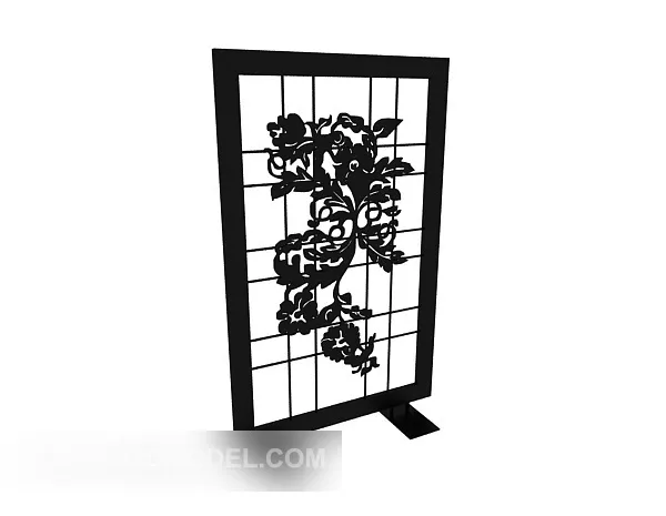 Modern Style Screen 3d model Modern Style Screen 3d model