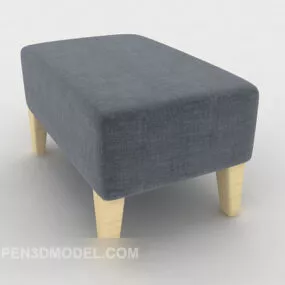 Modern Style Simple Sofa Stool 3d model