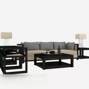 Modern Style Sofa Table 3d model
