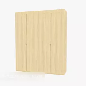 Modern Style Three-door Wardrobe 3d model