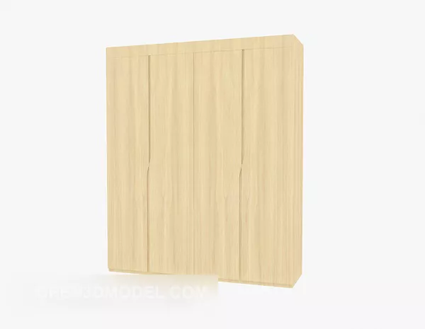 Modern Style Three-door Wardrobe 3d model Modern Style Three-door Wardrobe 3d model