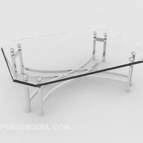 Modern Style Transparent Coffee Table 3d model