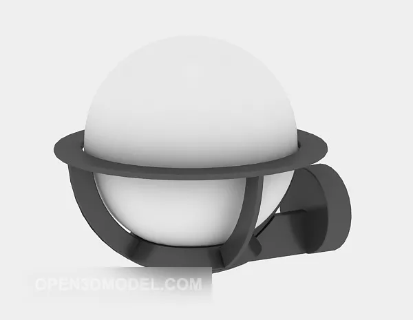 Modern Wall Lamp V2 3d model Modern Wall Lamp V2 3d model