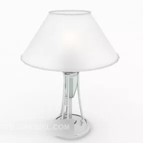 Modern White Simple Table Lamp 3d model