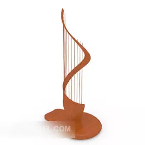 Modern Wooden Furnishings 3d model