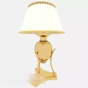 Modern Yellow Table Lamp 3d model