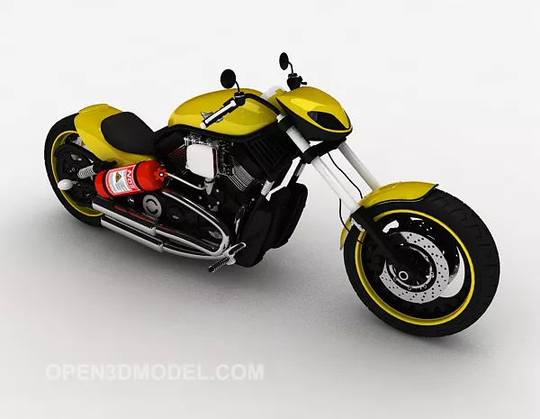 Moto Racing Chopper Design 3d model Moto Racing Chopper Design 3d model