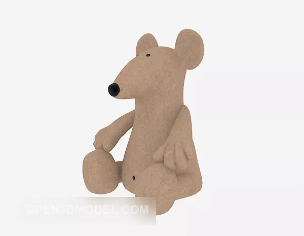 Mouse Doll Stuff Toy 3d model Mouse Doll Stuff Toy 3d model