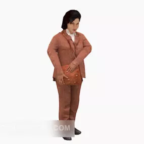 Age Lady Character 3d model