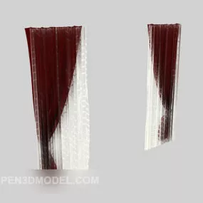 Multi-color Curtain 3d model