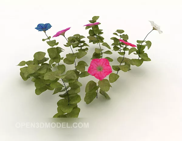 Flower Plant Pond 3d model Flower Plant Pond 3d model