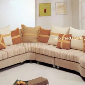 Multi-seater Corner Sofa 3d model