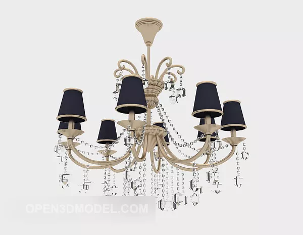 Neo-classical Chandelier 3d model Neo-classical Chandelier 3d model