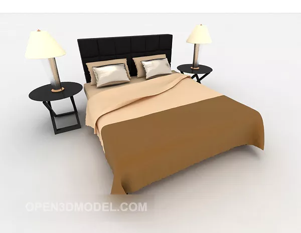 Neo-classical Furniture Bed 3d model Neo-classical Furniture Bed 3d model