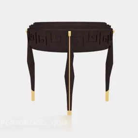 Chinese Retro Edge Stool Chair 3d model