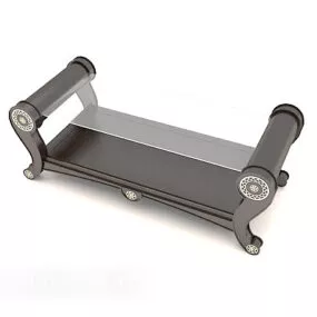 New Chinese Black Coffee Table 3d model