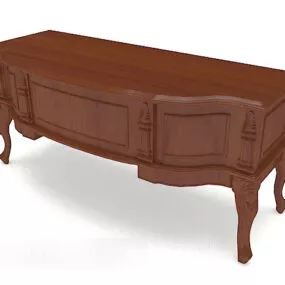 Modern Chinese Brown Coffee Table 3d model