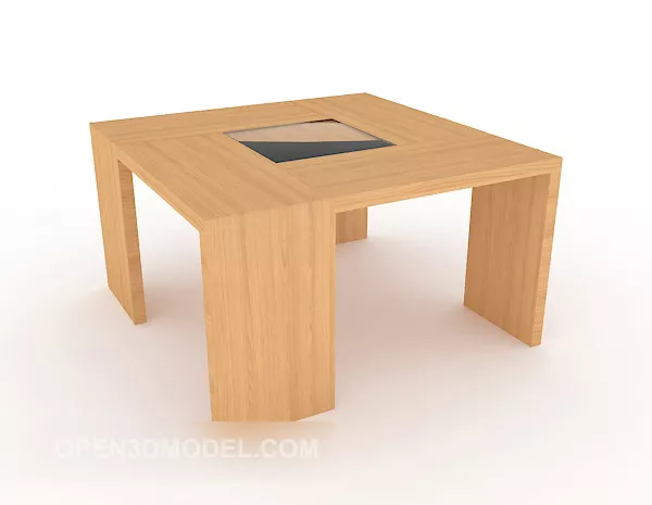 Chinese Casual Coffee Table Wooden 3d model Chinese Casual Coffee Table Wooden 3d model