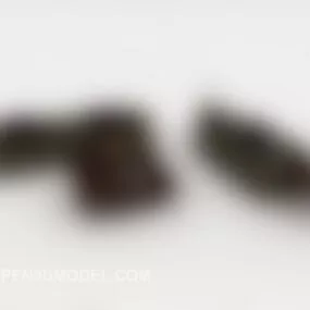 New Chinese Dark Sofa 3d model