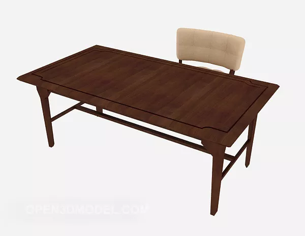 New Chinese Desk 3d model New Chinese Desk 3d model