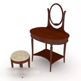 New Chinese Dresser Chair 3d model