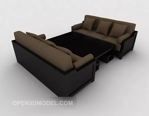 New Chinese Generous Sofa Sets 3d model New Chinese Generous Sofa Sets 3d model