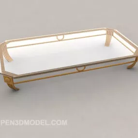 New Chinese Glass Coffee Table 3d model