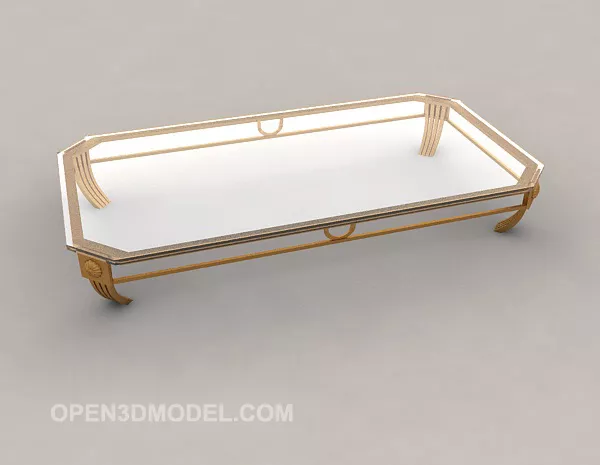 New Chinese Glass Coffee Table 3d model New Chinese Glass Coffee Table 3d model