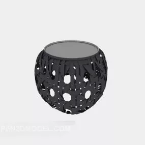 Modern Chinese Gray Home Stool 3d model