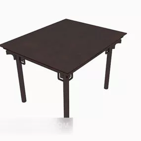 New Chinese Home Dining Table 3d model