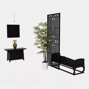 New Chinese Partition Study 3d model