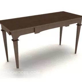 Modern Chinese Rectanghem Desk 3d model
