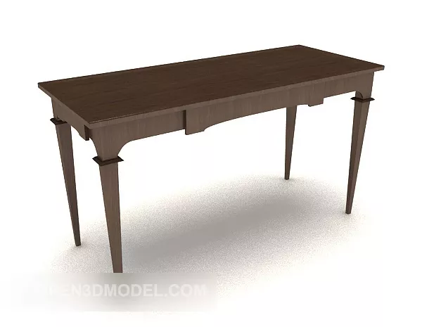 Modern Chinese Rectanghem Desk 3d model Modern Chinese Rectanghem Desk 3d model