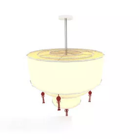 New Chinese Restaurant Chandelier 3d model