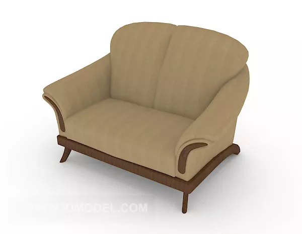 New Chinese Retro Single Sofa 3d model New Chinese Retro Single Sofa 3d model