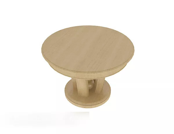Modern Chinese Round Coffee Table 3d model Modern Chinese Round Coffee Table 3d model