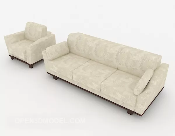 Sofa Modern Chinese Home 3d model Sofa Modern Chinese Home 3d model