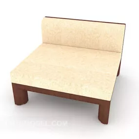 Modern Chinese Simple Lounge Chair 3d model