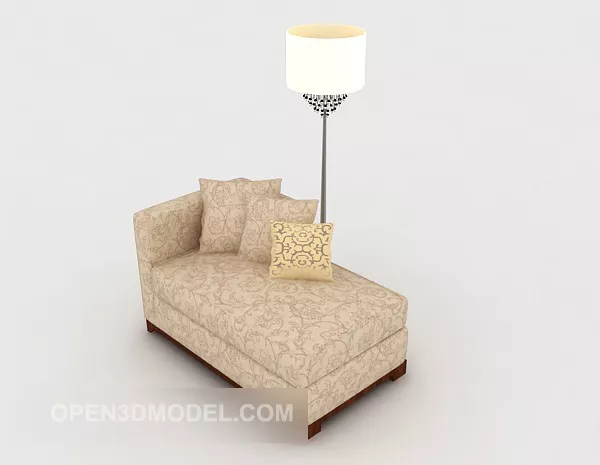 New Chinese Simple Sofa Recliner 3d model New Chinese Simple Sofa Recliner 3d model