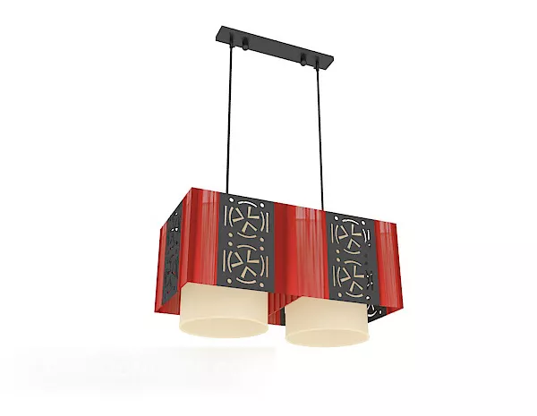 Fantasy City Lamp 3d model
