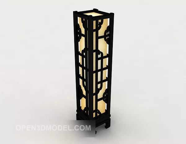New Chinese Style Floor Lamp 3d model New Chinese Style Floor Lamp 3d model