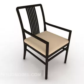 Antique Chinese Style Home Chair 3d model