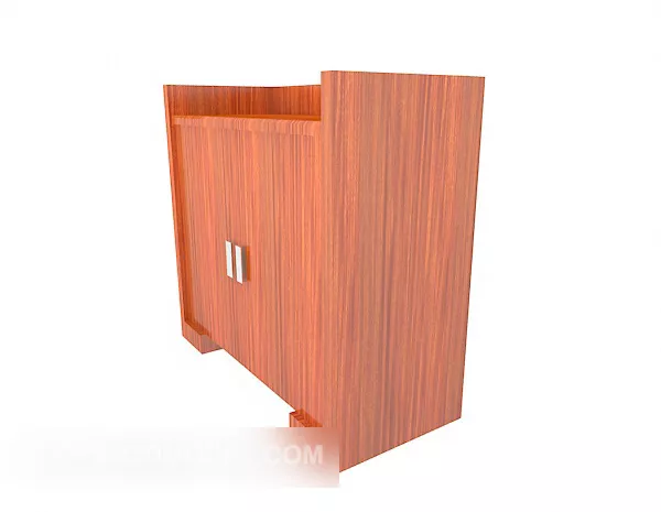 Chinese Home Side Cabinet Red Wood 3d model Chinese Home Side Cabinet Red Wood 3d model