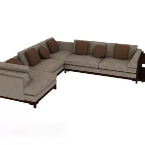 New Chinese Style Home Sofa 3d model
